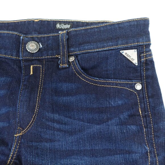 REPLAY Flare Bell Bottom Jeans Women's 28x34 Low Rise Stretch Denim - Picture 3 of 13